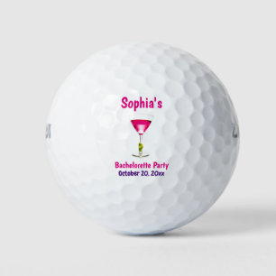 Bachelorette Party Thank You Souvenir Golf Balls