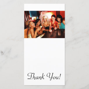 Bachelorette Party Toast Thank You Card