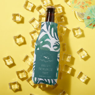 Bachelorette Party Tropical Beach Bottle Cooler