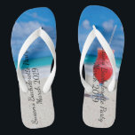 Bachelorette Party Tropical Beach Drink Cruise Flip Flops<br><div class="desc">This design was created through digital art. It may be personalised by clicking the customise button and changing the colour, adding a name, initials or your favourite words. Contact me at colorflowcreations@gmail.com if you with to have this design on another product. Purchase my original abstract acrylic painting for sale at...</div>