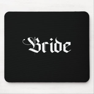 Bachelorette Party Wedding Honeymoon New Goth Brid Mouse Mat