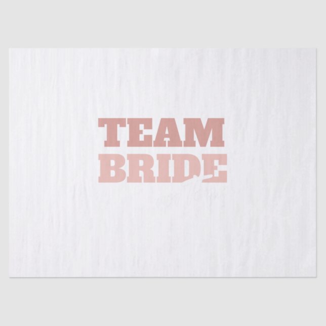 Bachelorette Party Wedding Team Bride On Tour Gift Tissue Paper (Front)