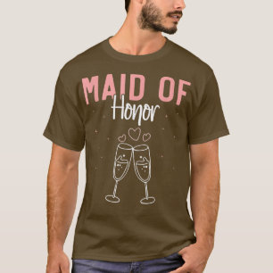 Bachelorette Party Wedding Women Maid Of Honour Br T-Shirt