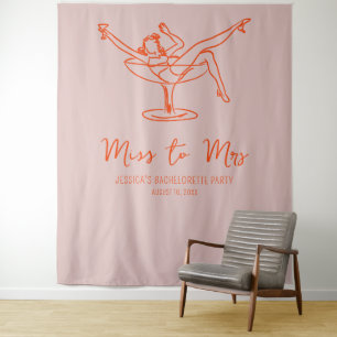 Bachelorette Party whimsical Backdrop Photo booth Tapestry