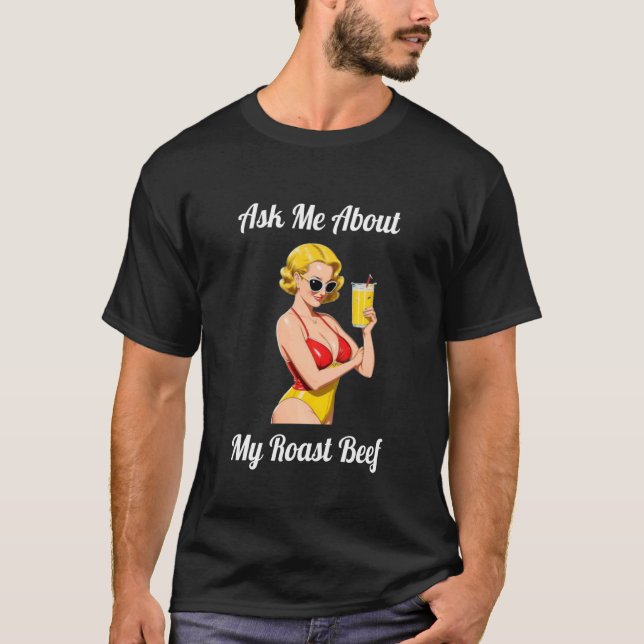 Bachelorette Party Women's Inappropriate Roast Bee T-Shirt (Front)