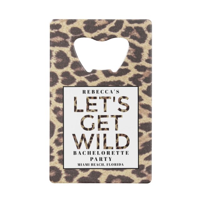 Bachelorette PartyLet's Get Wild Cheetah  (Front)