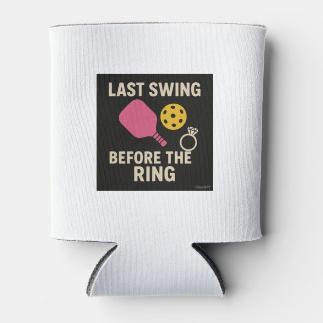 Bachelorette Pickleball Koozie  (Front)