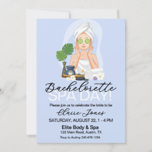 Bachelorette Spa Day Invitation