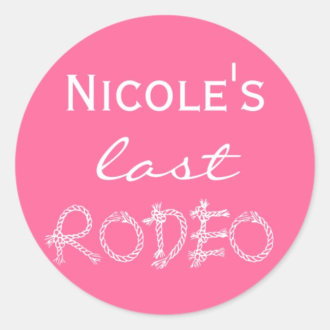 bachelorette stickers (Front)