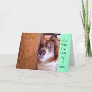 Bachelorette Thank you Card