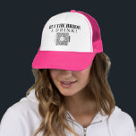 Bachelorette Venmo QR code Buy The Bride A Drink Trucker Hat<br><div class="desc">Make sure the bride doesn't have to pay for a single drink with the great Bachelorette Party Venmo QR code hat! Buy one for the entire bachelorette party! Simply add your own Venmo, PayPal, or Cash App QR code image. Everyone at the party can easily scan this QR code and...</div>