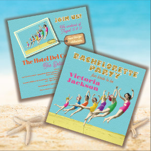 Bachelorette Weekend Getaway Party Invitations