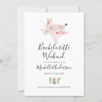 Bachelorette Weekend in Austin Texas Invitation