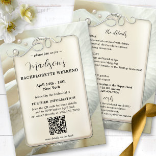 Bachelorette Weekend Itinerary QR Code Template