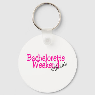 Bachelorette Weekend (Official/Pink) Key Ring