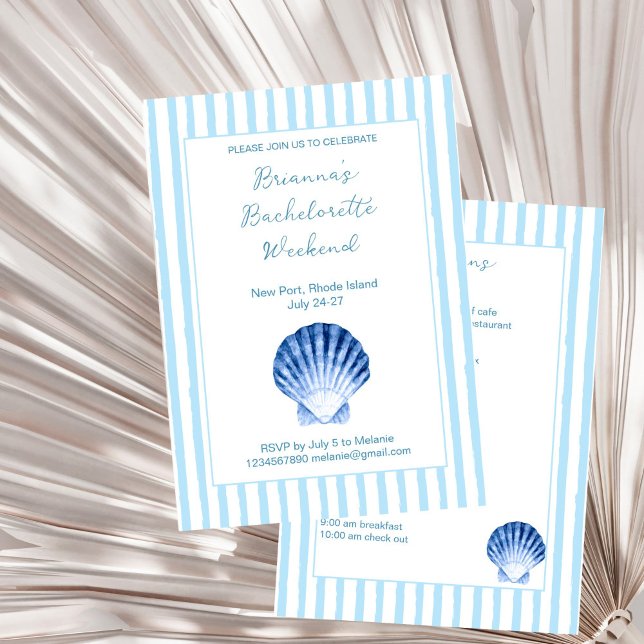 Bachelorette weekend on a coast invitation (Bachelorette weekend on a coast party invitation editable template instant download marine nautical)