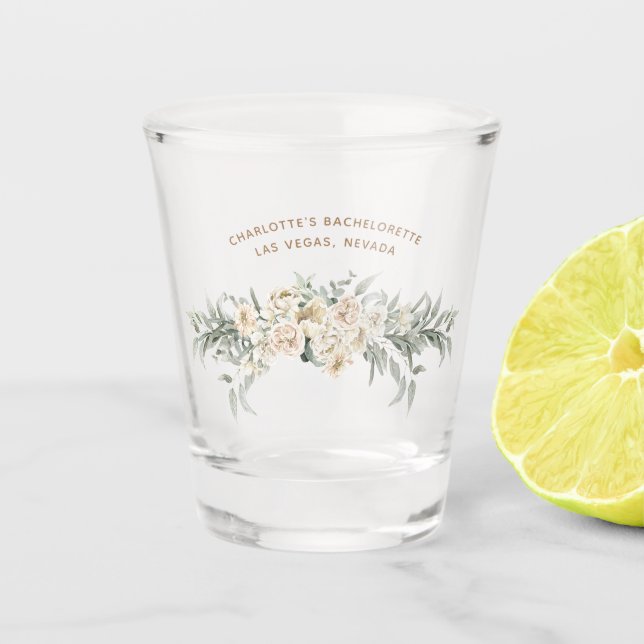 Bachelorette Weekend Party Favor Personalised Gift Shot Glass (Front)