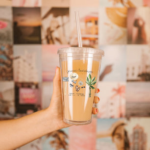 Bachelorette Weekend Party Favour Personalised Acrylic Tumbler
