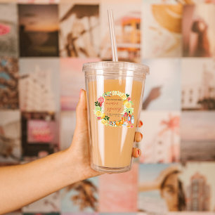 Bachelorette Weekend Party Favour Personalised Acrylic Tumbler