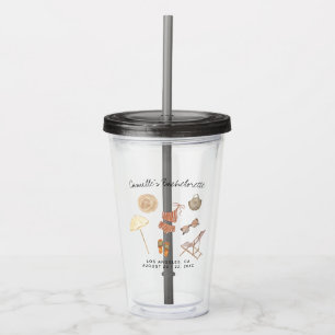 Bachelorette Weekend Party Favour Personalised  Acrylic Tumbler