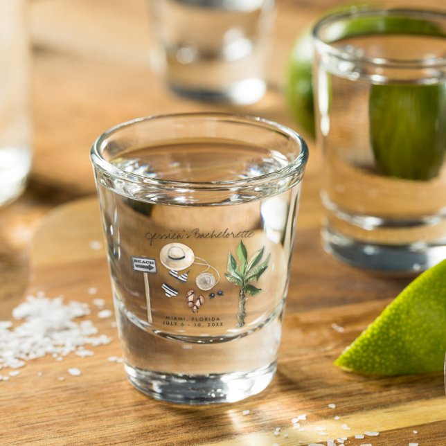 Bachelorette Weekend Party Favour Personalised Shot Glass (Creator Uploaded)