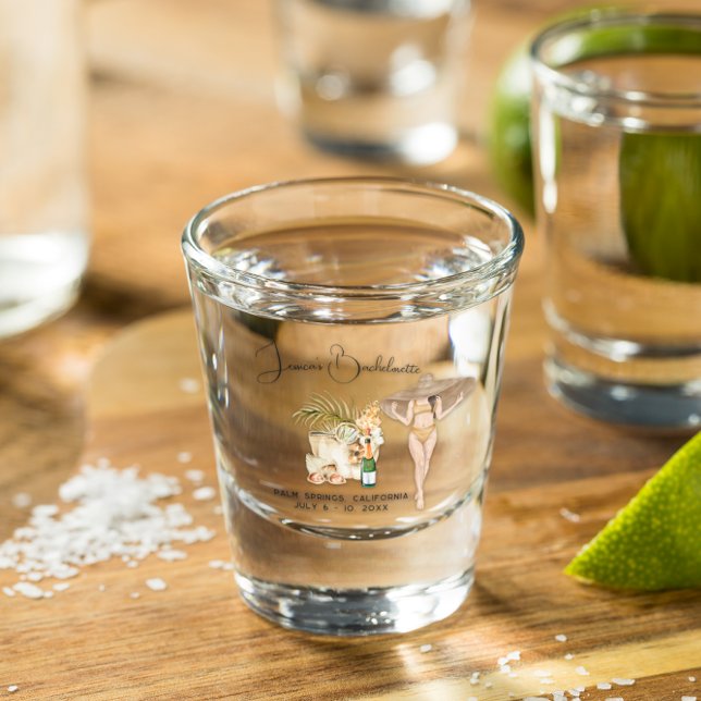 Bachelorette Weekend Party Favour Personalised Shot Glass (Creator Uploaded)