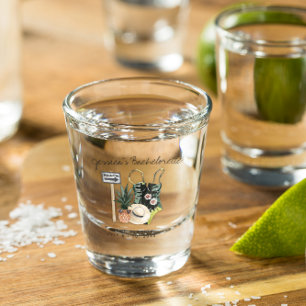 Bachelorette Weekend Party Favour Personalised Shot Glass