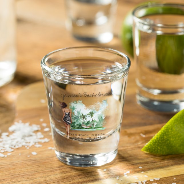 Bachelorette Weekend Party Favour Personalised Shot Glass (Creator Uploaded)