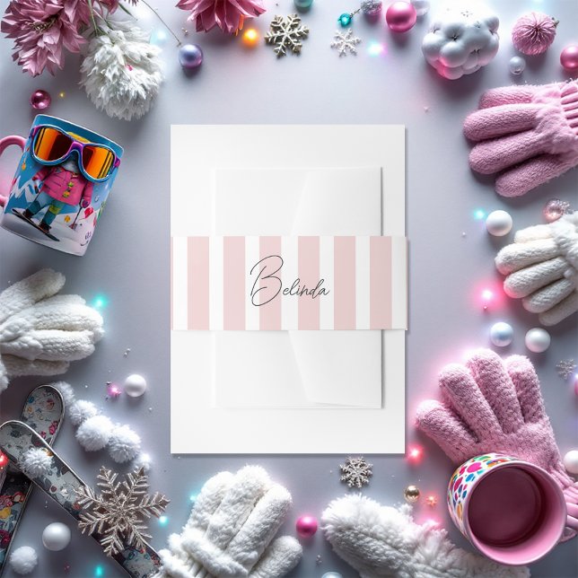 Bachelorette Weekend Social Club Invitation Belly Band (Bachelorette Weekend Social Club Invitation Belly Band)