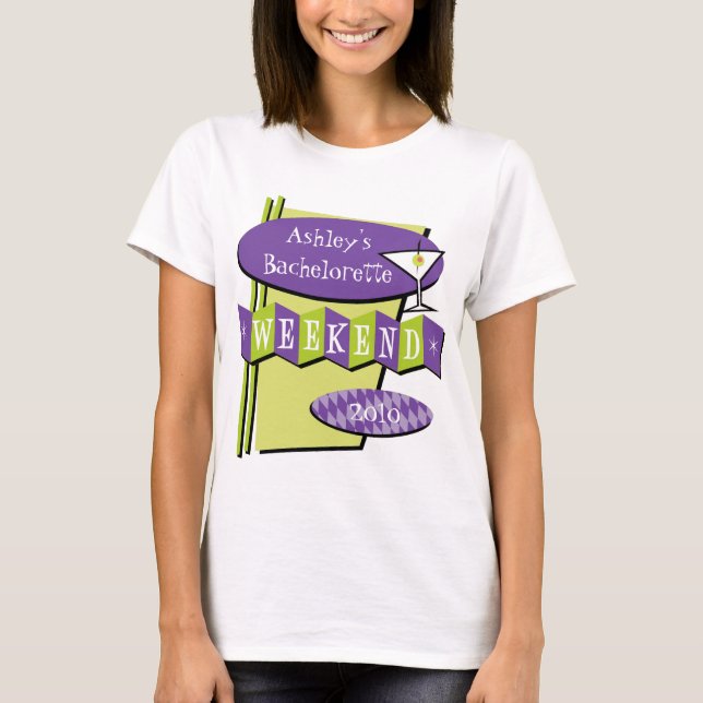 Bachelorette Weekend t-shirt (Front)