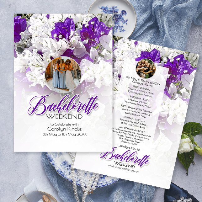 Bachelorette Weekend Wedding Invitation (Creator Uploaded)