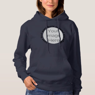 bachelorette your image here, photo text custom hoodie