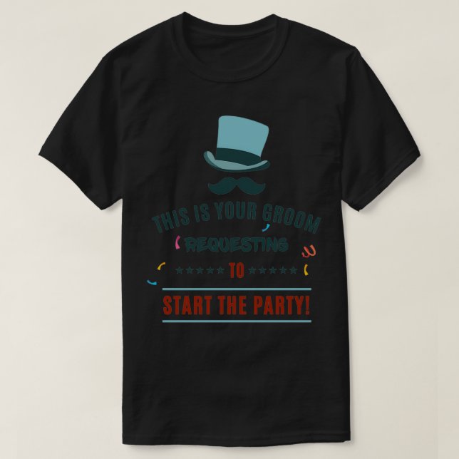 BachelorParty 1 T-Shirt (Design Front)