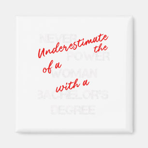 Bachelors Degree Graduation Diploma Celebration Magnet