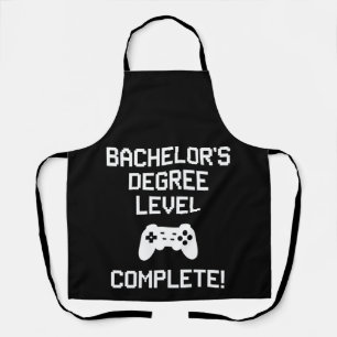 Bachelor's Degree Level Complete Gaming Gamer Apron