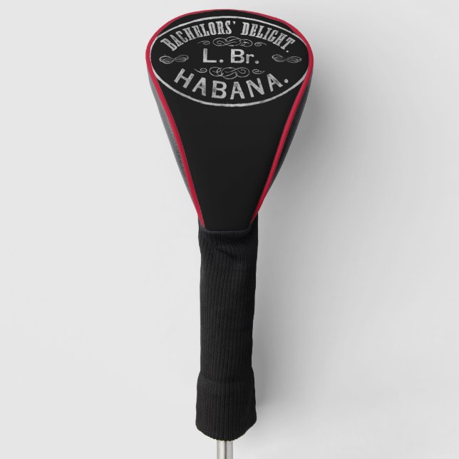 Bachelor's Delight Driver Golf Head Cover (Front)