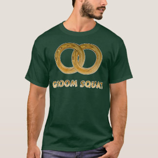 Bachelors Farewell Wedding Ring Groom SquatGift T-Shirt