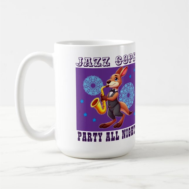 Bachelor's party coffee mug (Left)