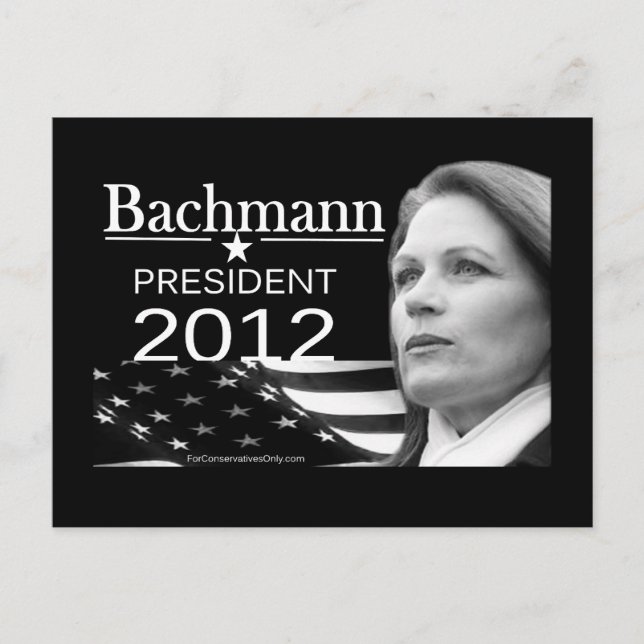 Bachmann for President Postcard (Front)