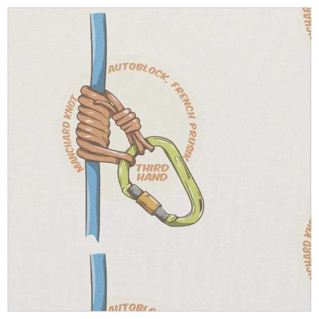 Bachmann Rock Climbing Prusik Fabric (Close Up)