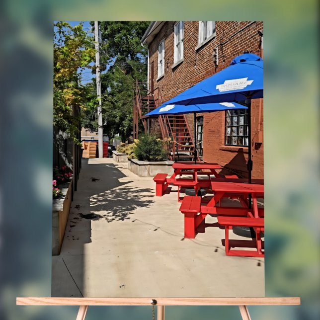 Back Alley Acrylic Sign (Neutral)