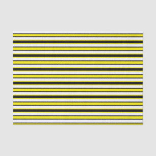 Back and Forth Black and Yellow Tissue Paper