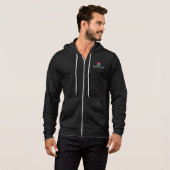 Back And Front Print Business Company Logo Men's Hoodie (Front Full)