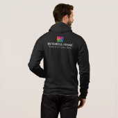 Back And Front Print Business Company Logo Men's Hoodie (Back Full)