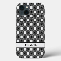 Back and White Wave Optical Illusion Pattern Name