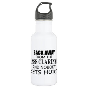 Back Away From The Bass Clarinet 532 Ml Water Bottle