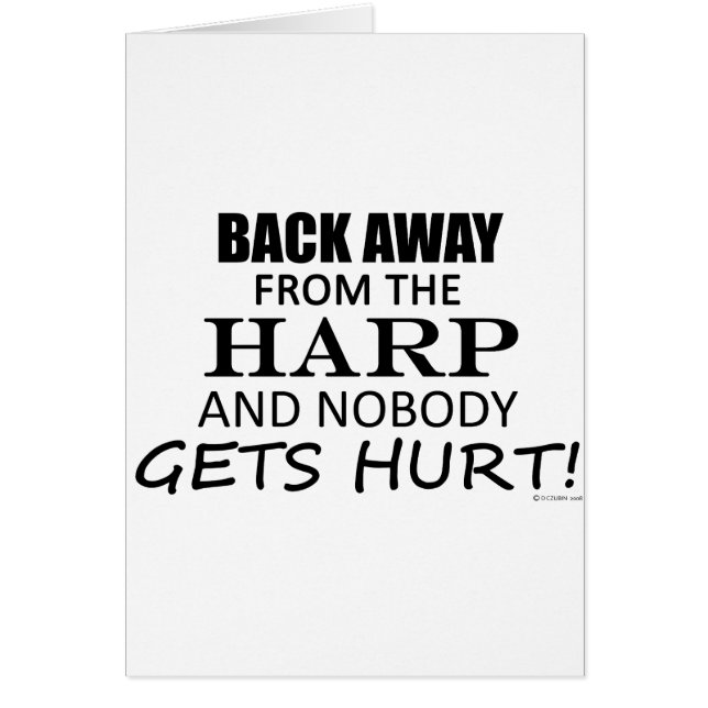 Back Away From The Harp (Front)