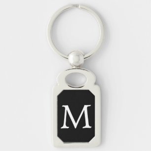 back background your letter Typography  Key Ring