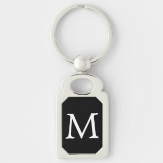back background your letter Typography Key Ring
