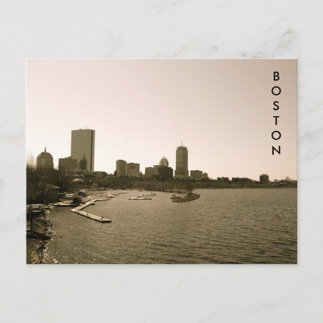Back Bay Skyline Postcard (Front)